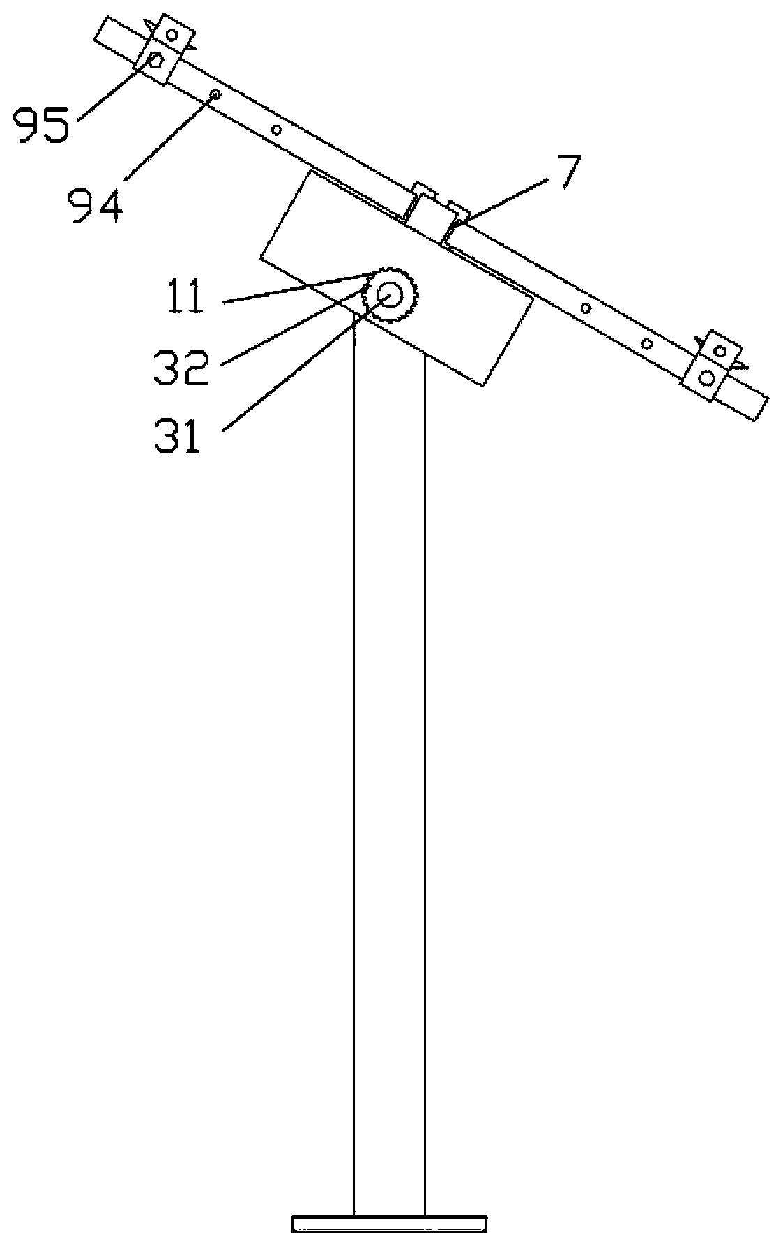 Splicing and fixing device for photovoltaic panels