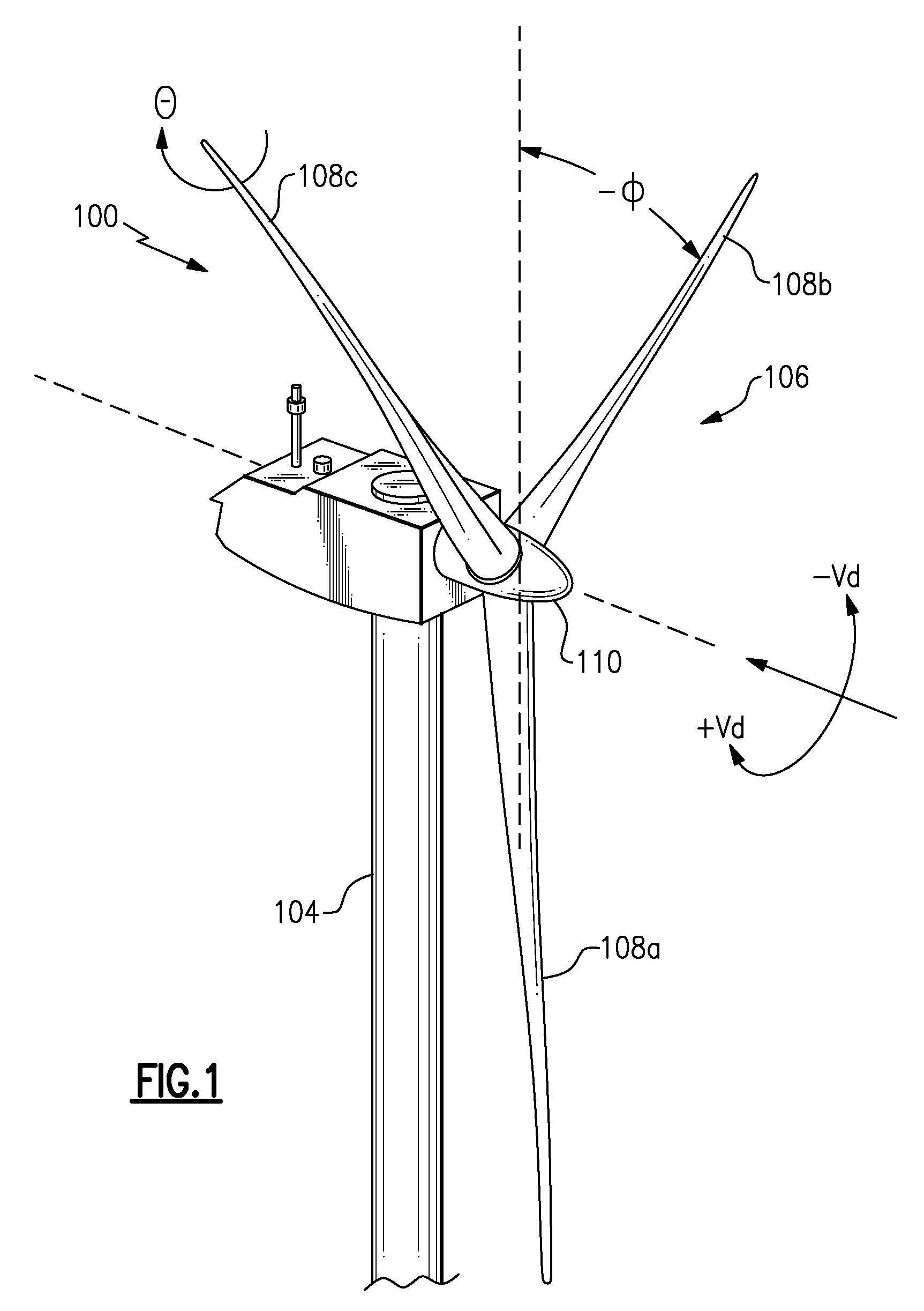 System and method for controlling a wind turbine during loss of grid power and changing wind conditions