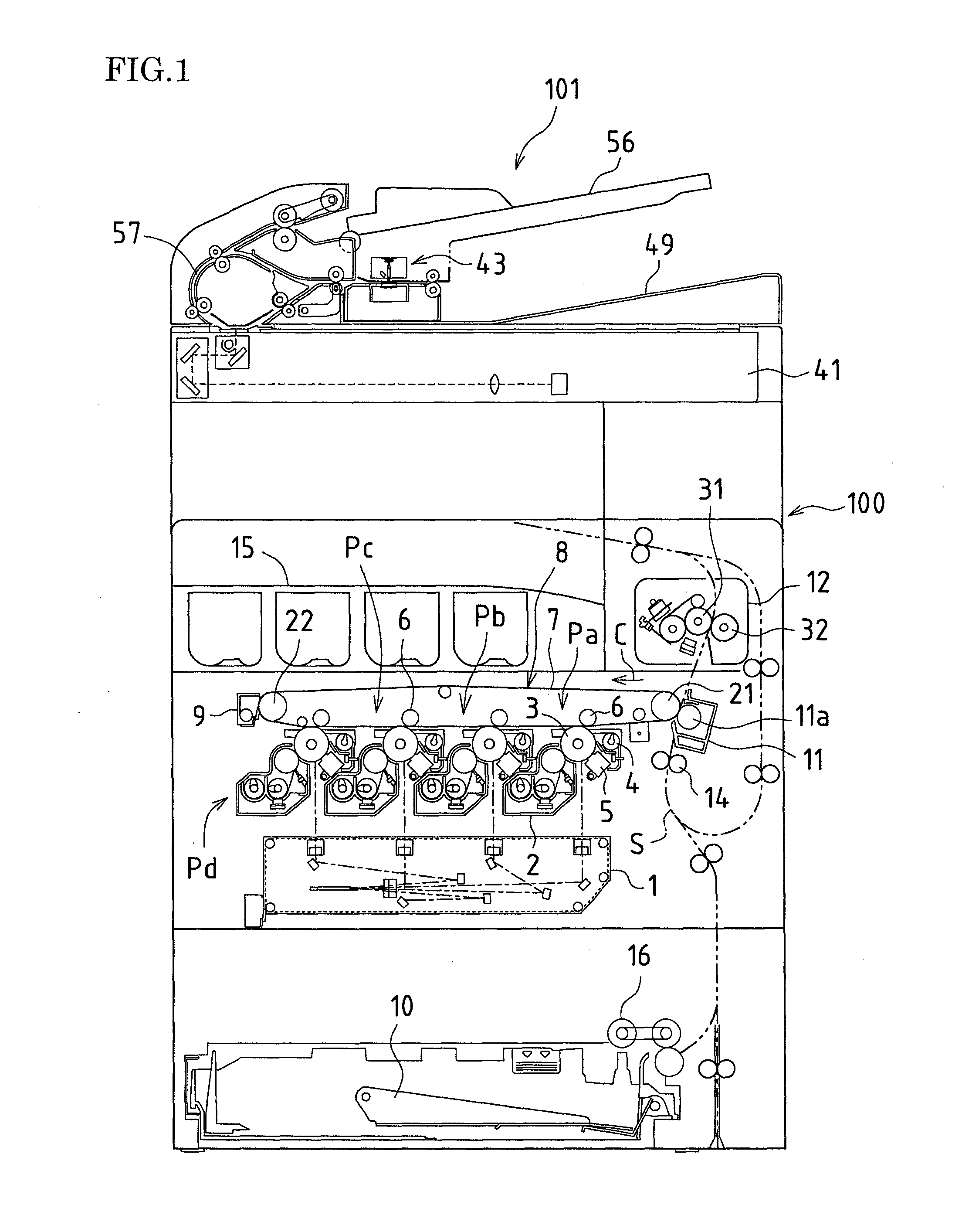 Image reading apparatus and image forming apparatus provided with same