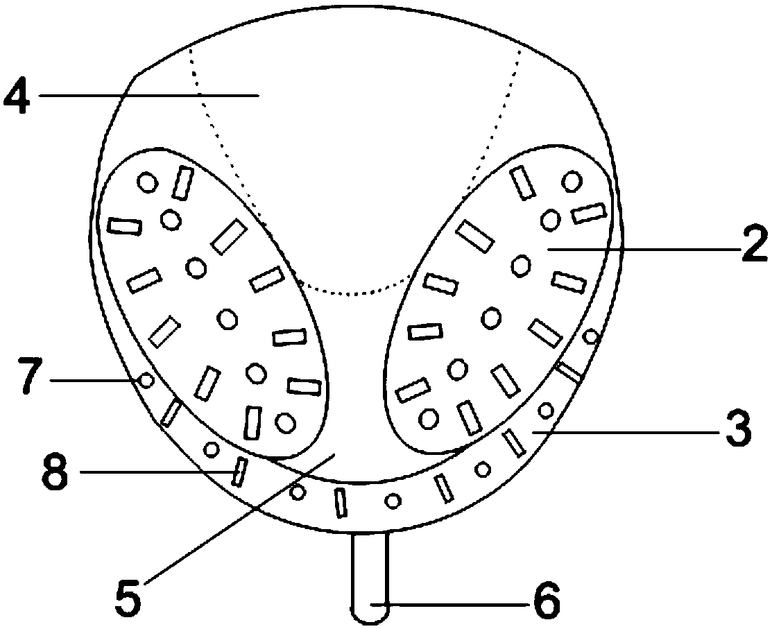 Dental stent for making radiotherapy individualized mouth holding device