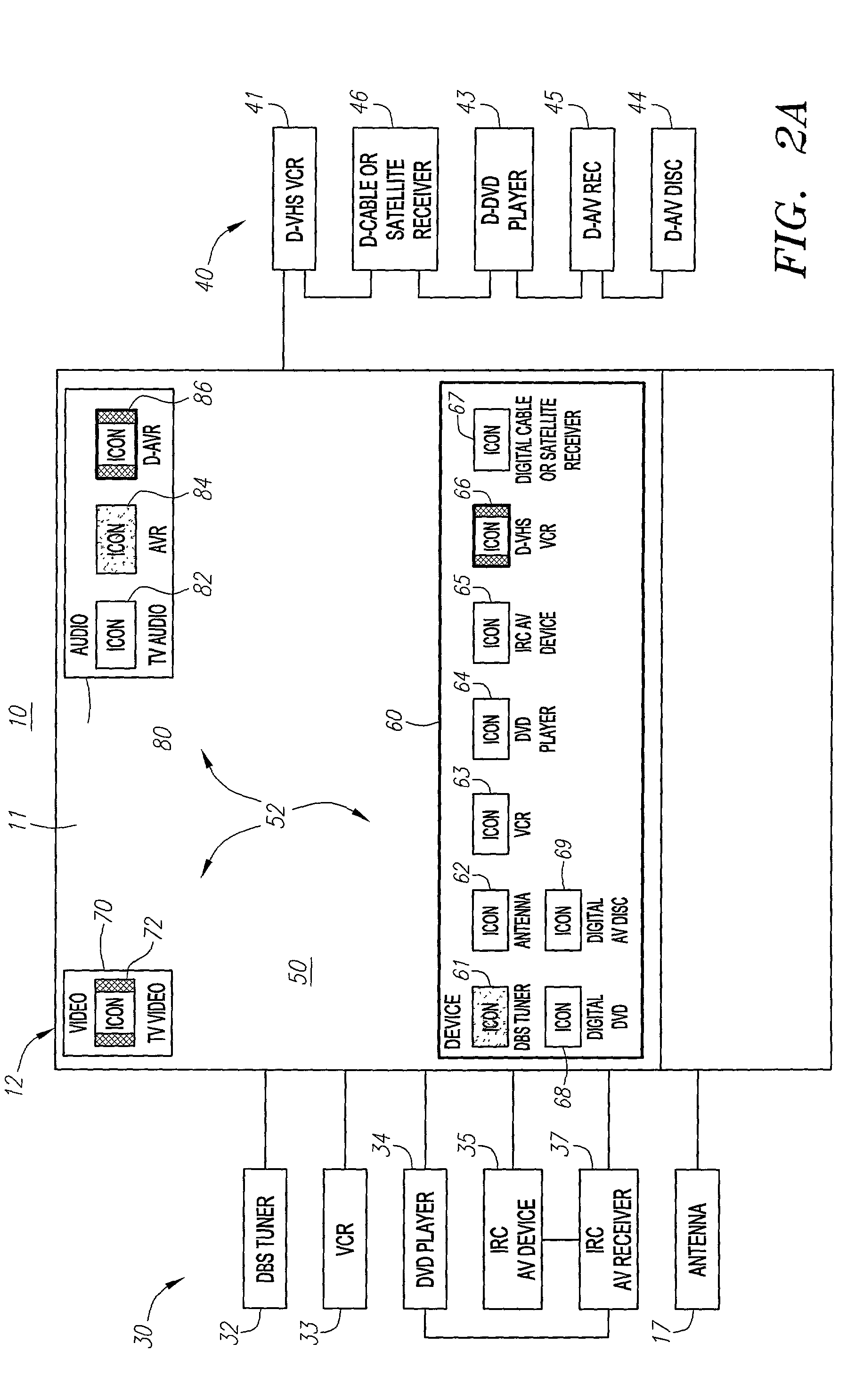 Control system and user interface for network of input devices