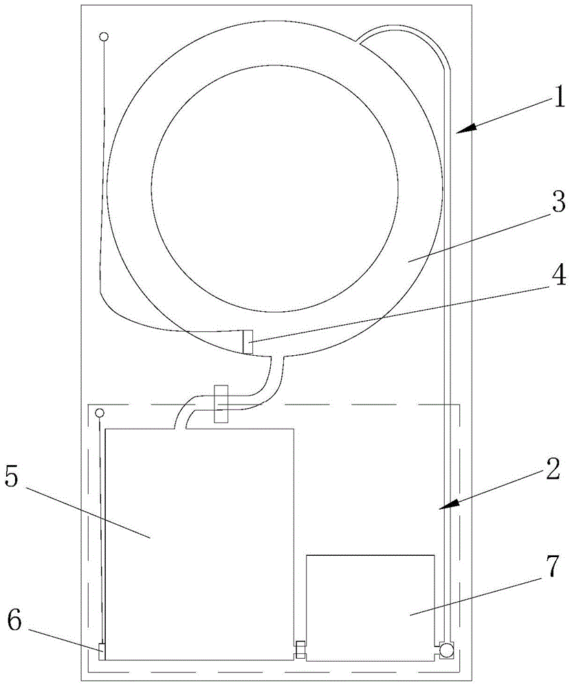 Method for controlling flocculation processing water of washing machine through turbidity measurement and washing machine