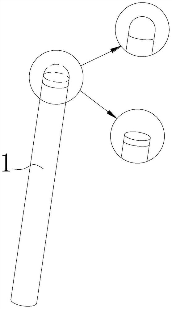 Emergency rapid cooling rod and manufacturing method thereof