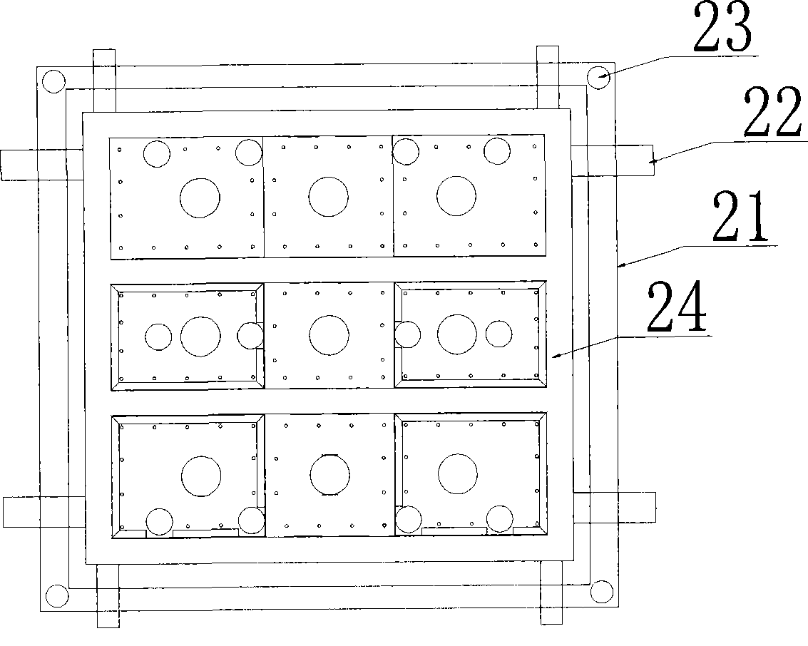 Method for positioning and mounting large-scale bridge support