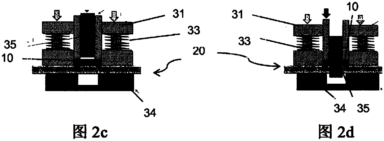Washer for a composite material, system of a washer and a composite material, and method for producing a construction