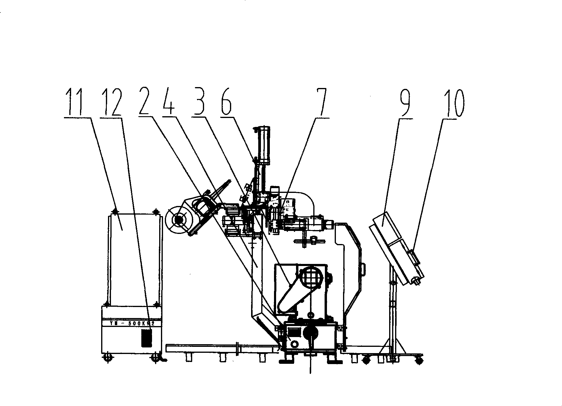 Welding device and technique of axle housing assembly Y-shaped weld joint