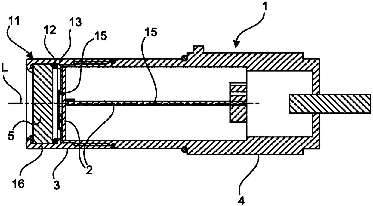 Explosion-protected housing for means for transmitting and receiving electromagnetic radiation