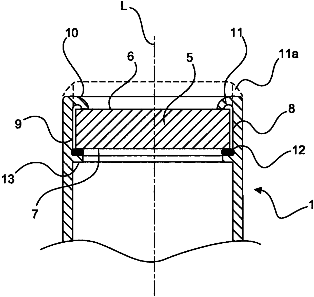 Explosion-protected housing for means for transmitting and receiving electromagnetic radiation