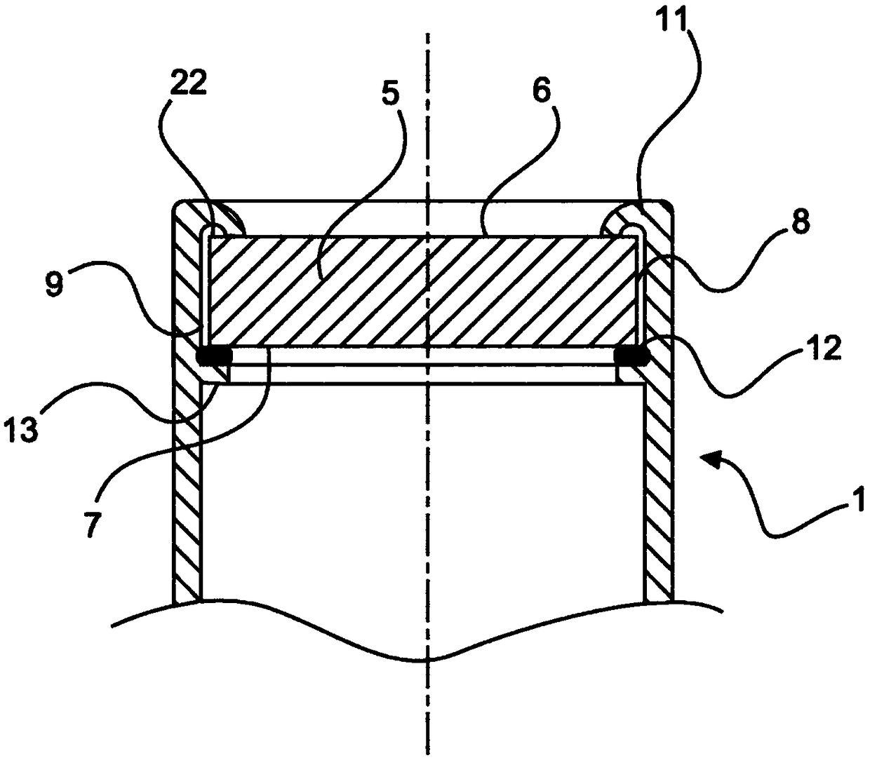 Explosion-protected housing for means for transmitting and receiving electromagnetic radiation