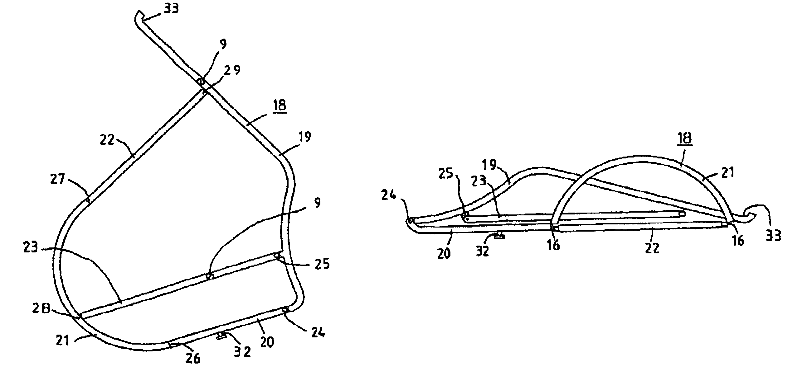 Guitar or similar musical instrument comprising a detachable body support