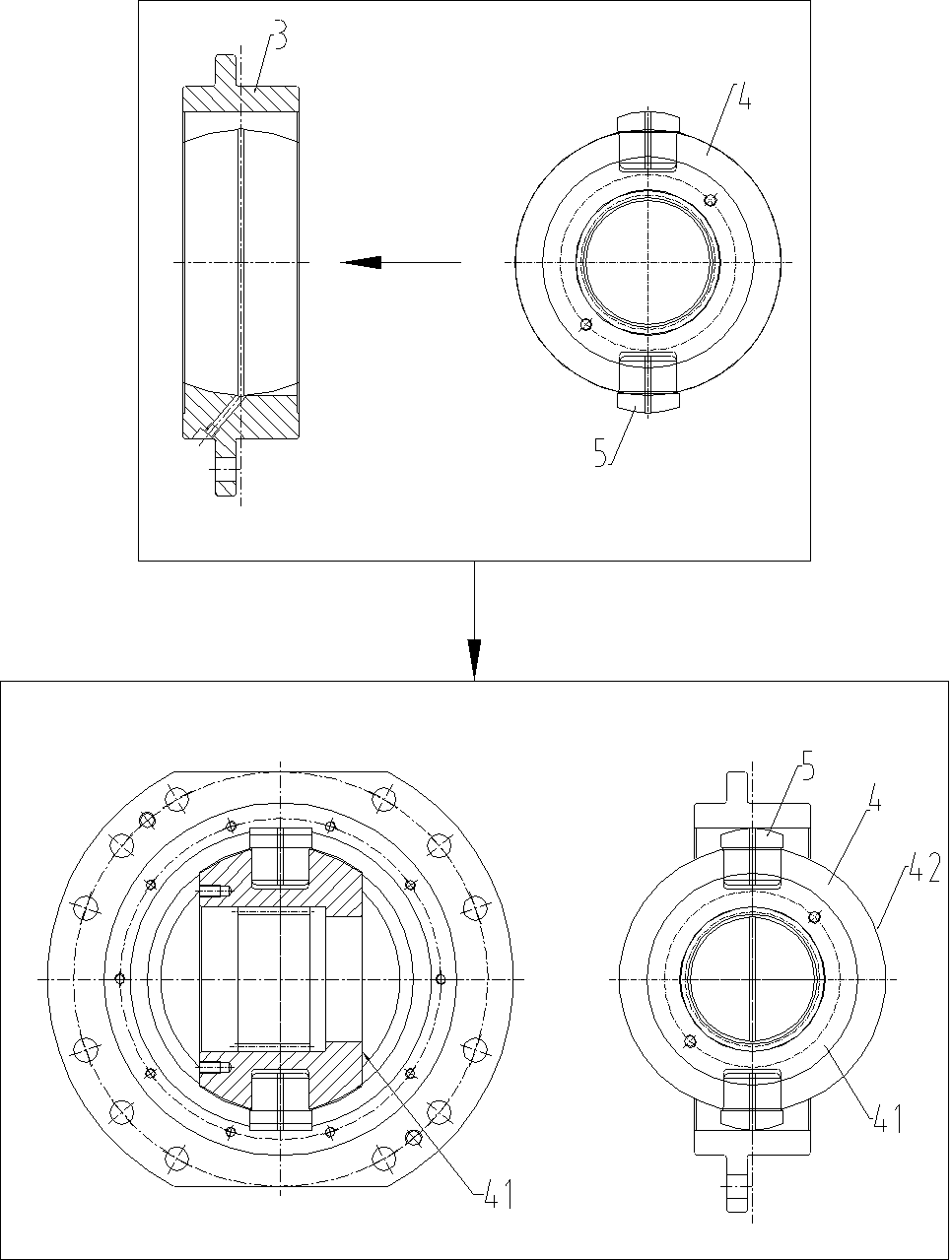 Assembly method of ball joint coupling and ball joint base of ball joint coupling