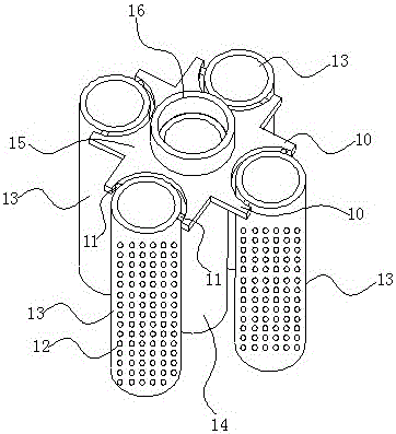 A rotary material sorting device