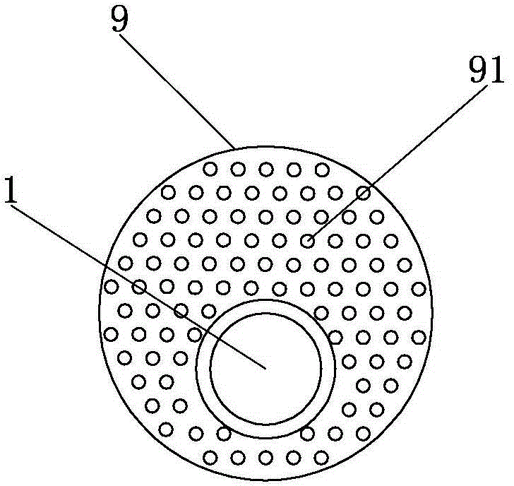 A gas injection device with retreating gas injection point in an underground gasification system