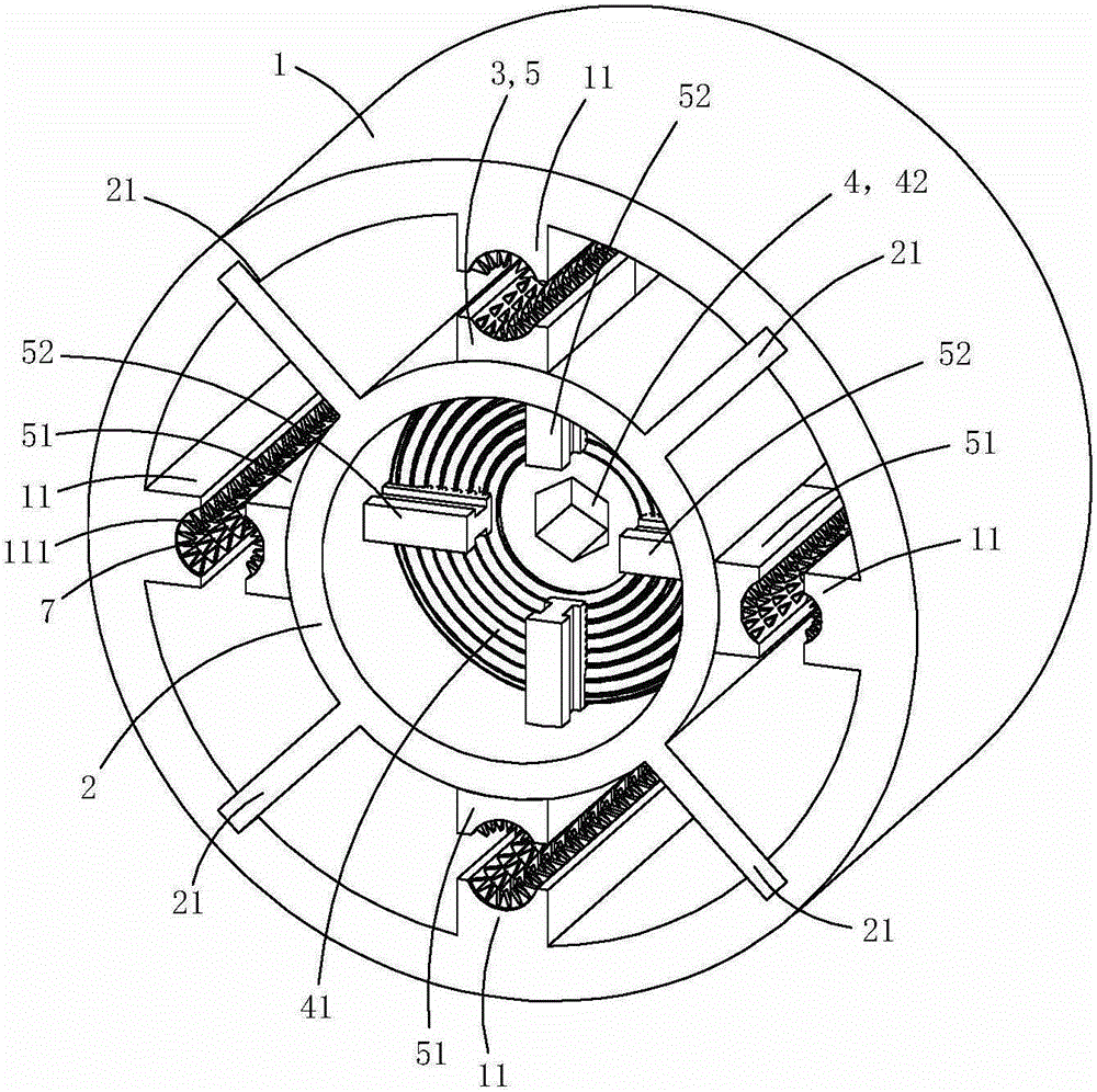 Electric connection fitting with good line clamping firmness