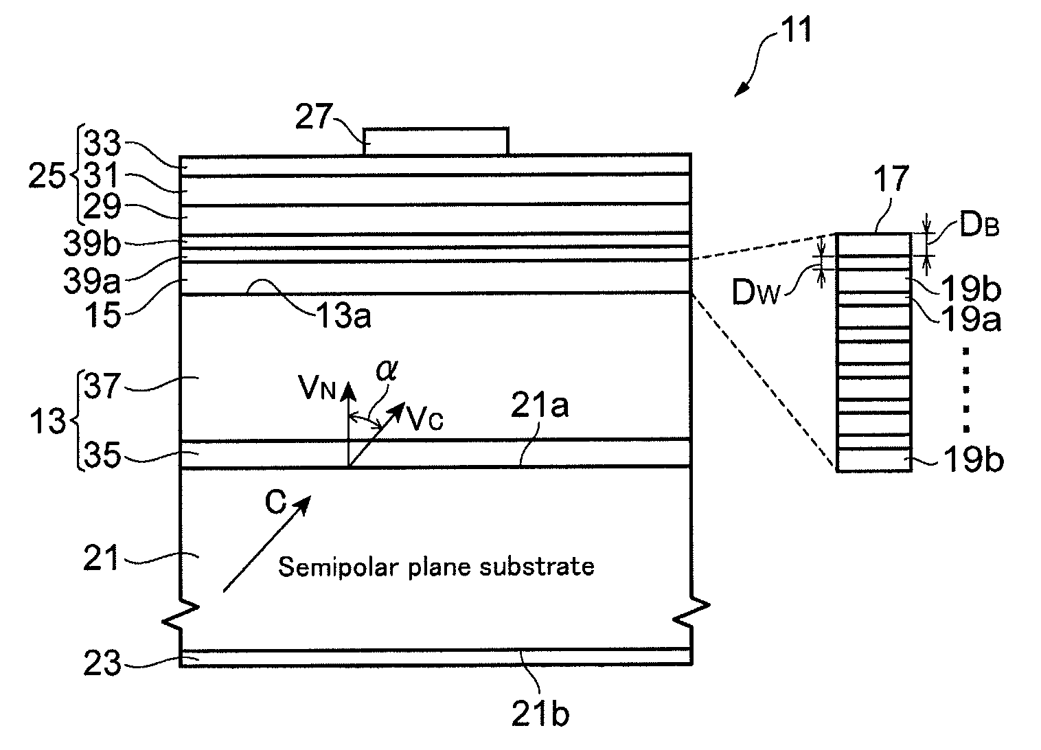 Group-iii nitride light-emitting device and method for manufacturing group-iii nitride based semiconductor light-emitting device