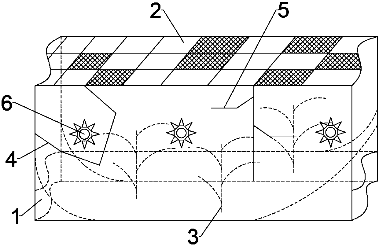 Reservoir water eutrophication in-situ control system and method