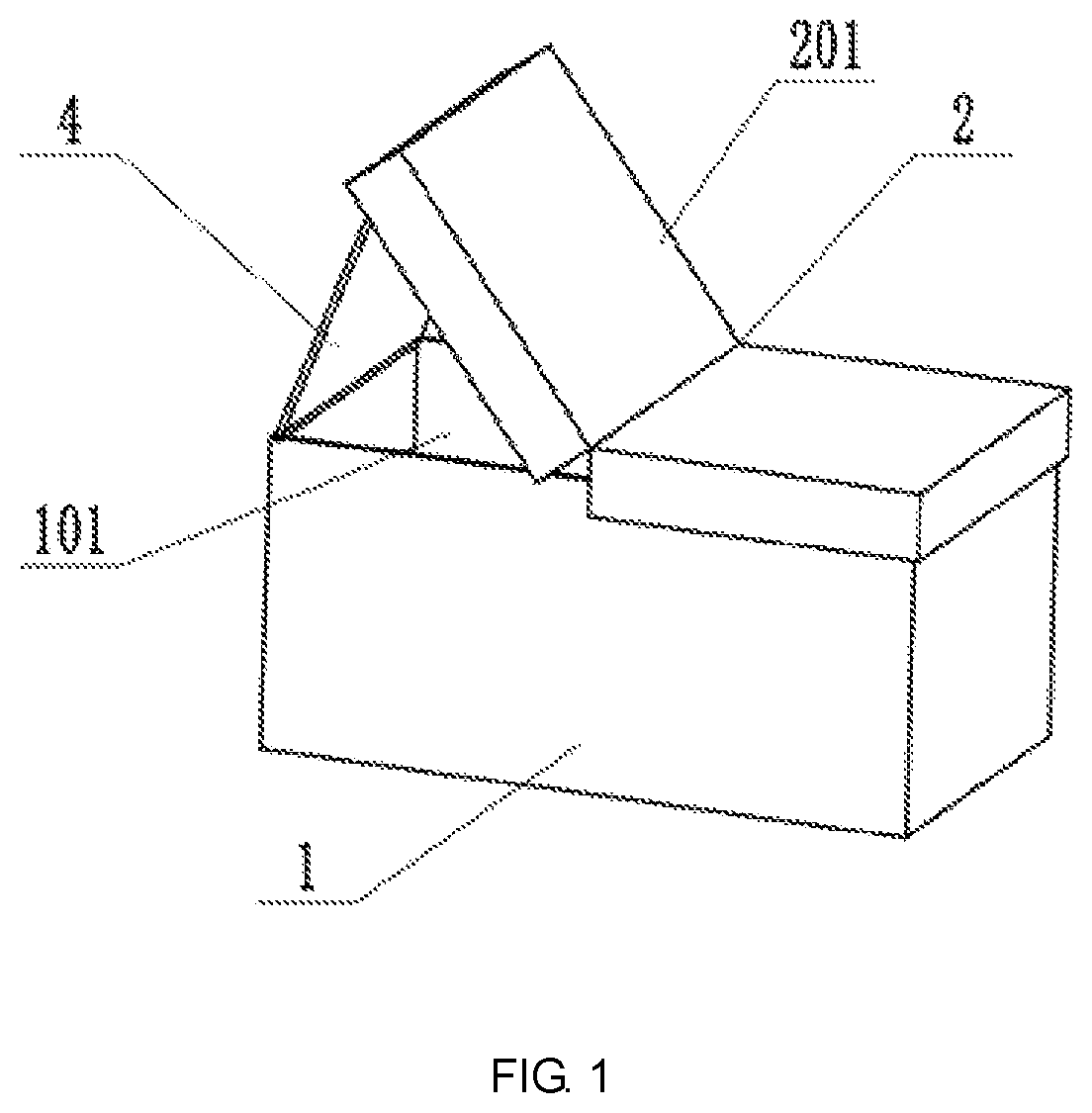 Folding storage stool