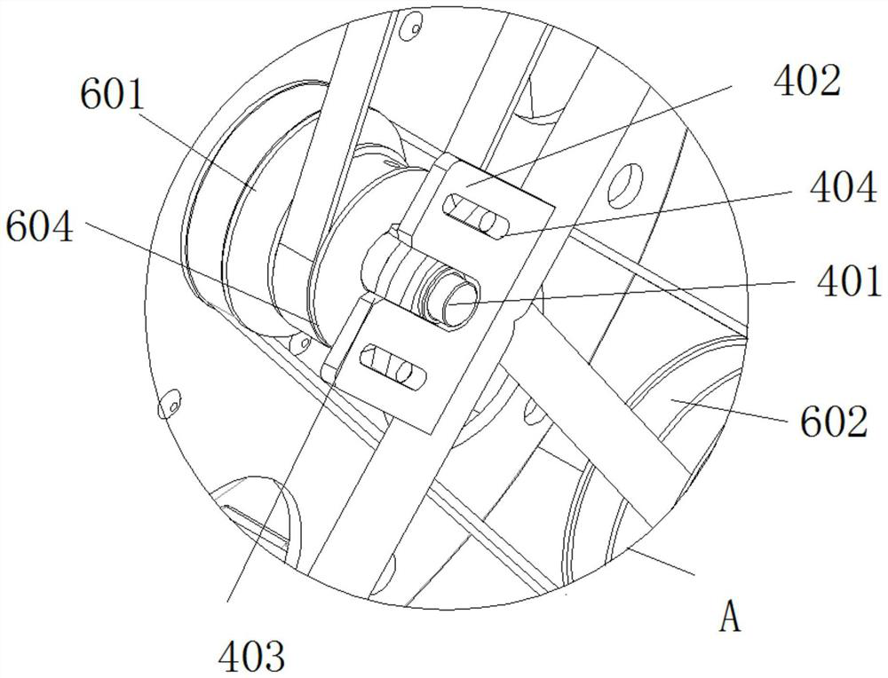 Cable arrangement type cable jigger convenient to quickly assemble , and assembling method thereof