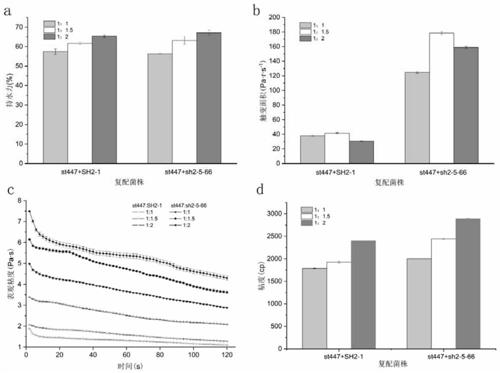 Weakly post-acidified Lactobacillus helveticus sh2-5-66 and its application