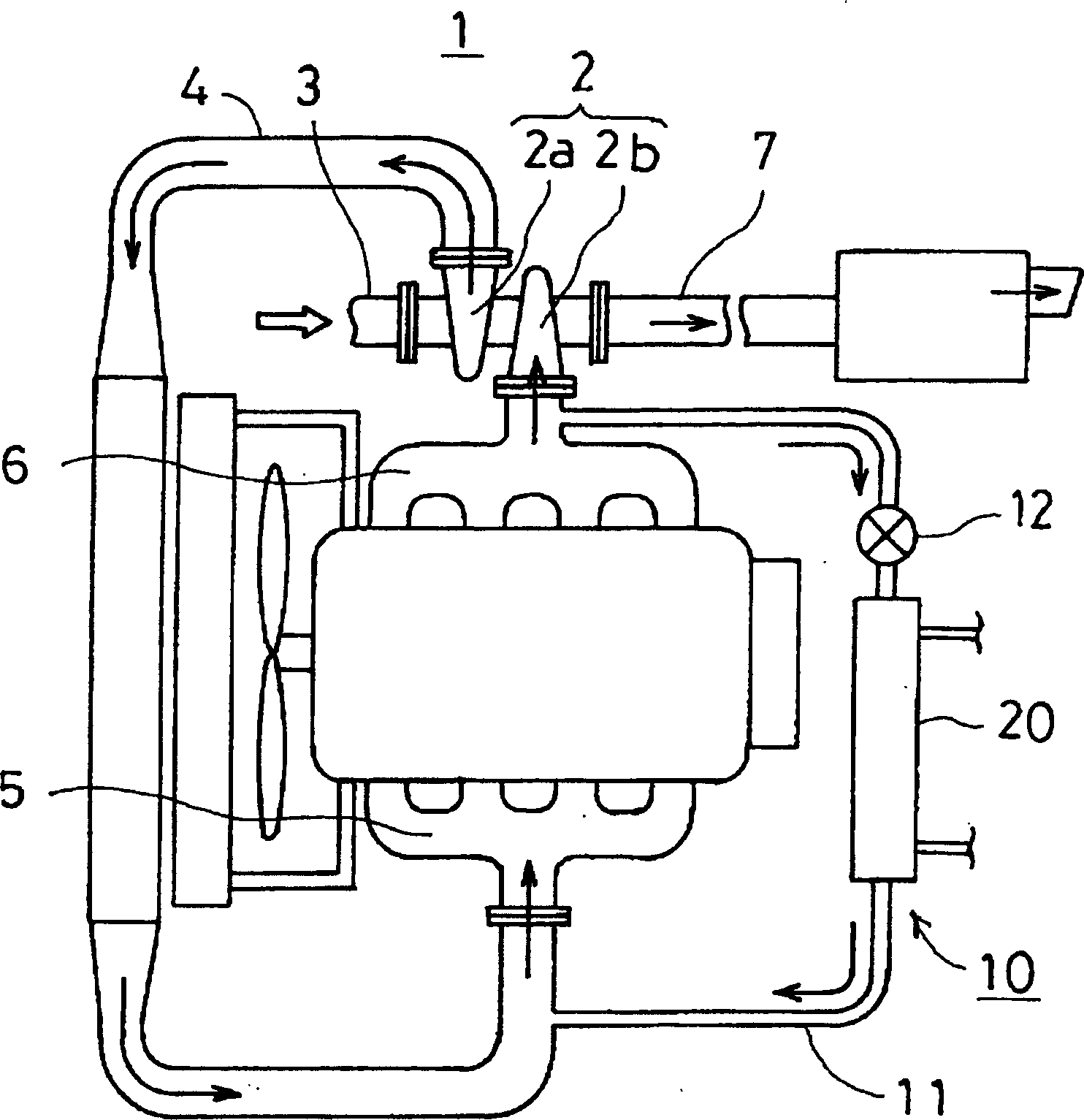 Tail gas recirculating devices