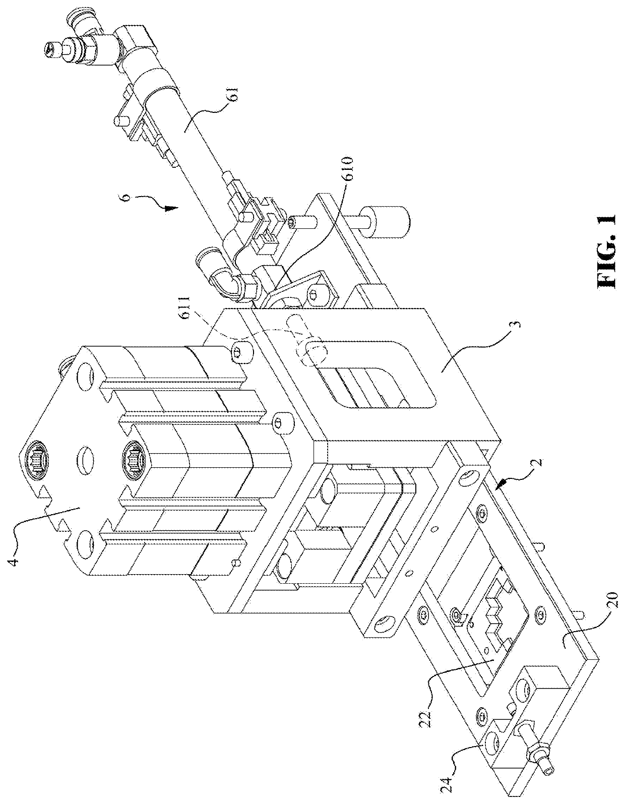 Sliding test device for electronic components