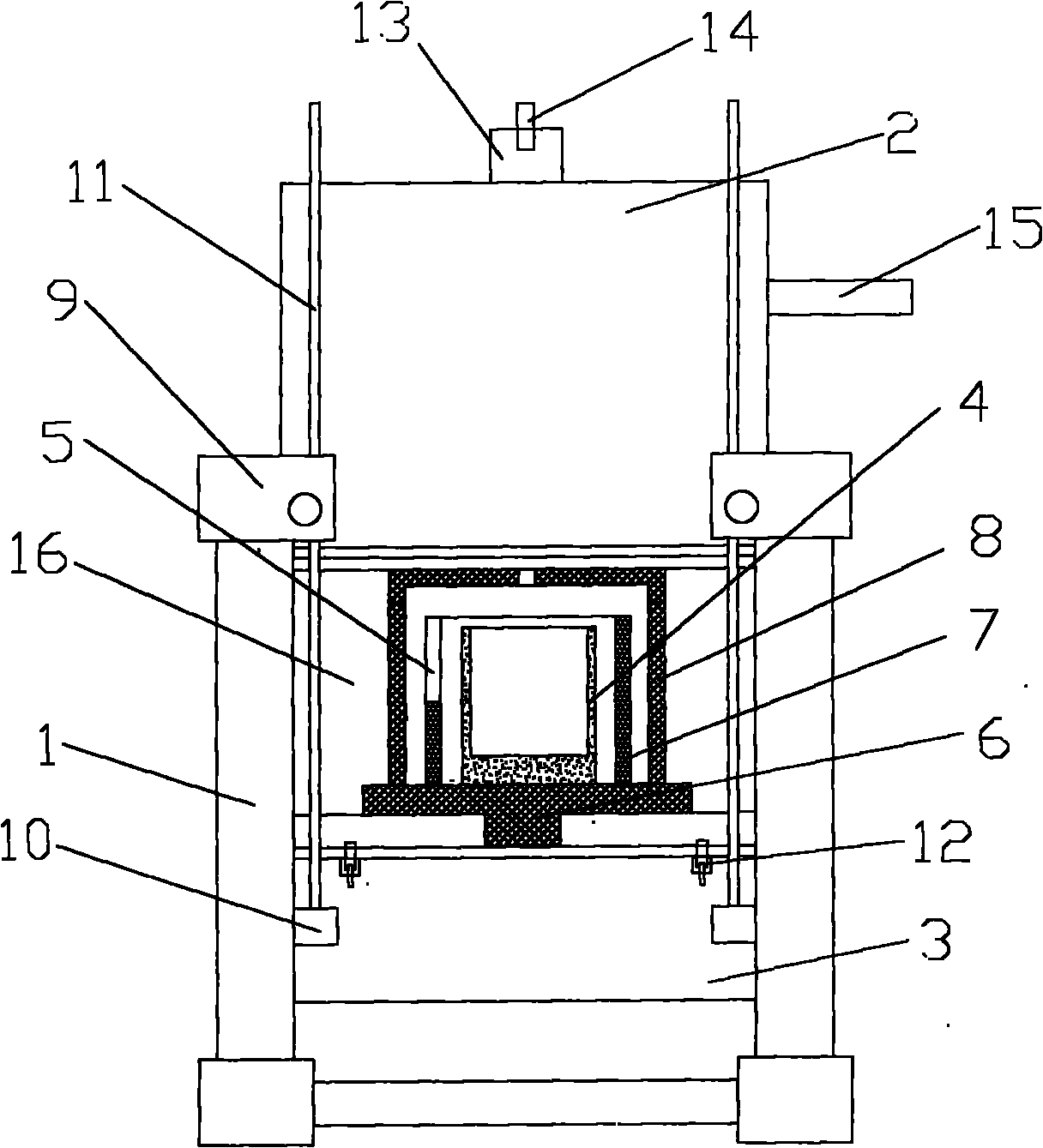 Polycrystalline silicon ingot furnace