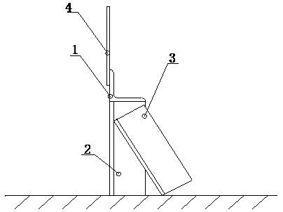 A construction method and device for pre-embedding ship bilge keel