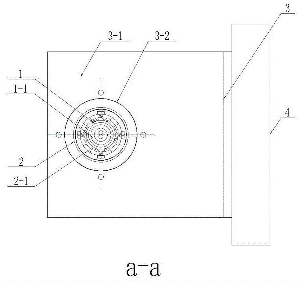 A flip-type led studio screen data conduction and high-connection device