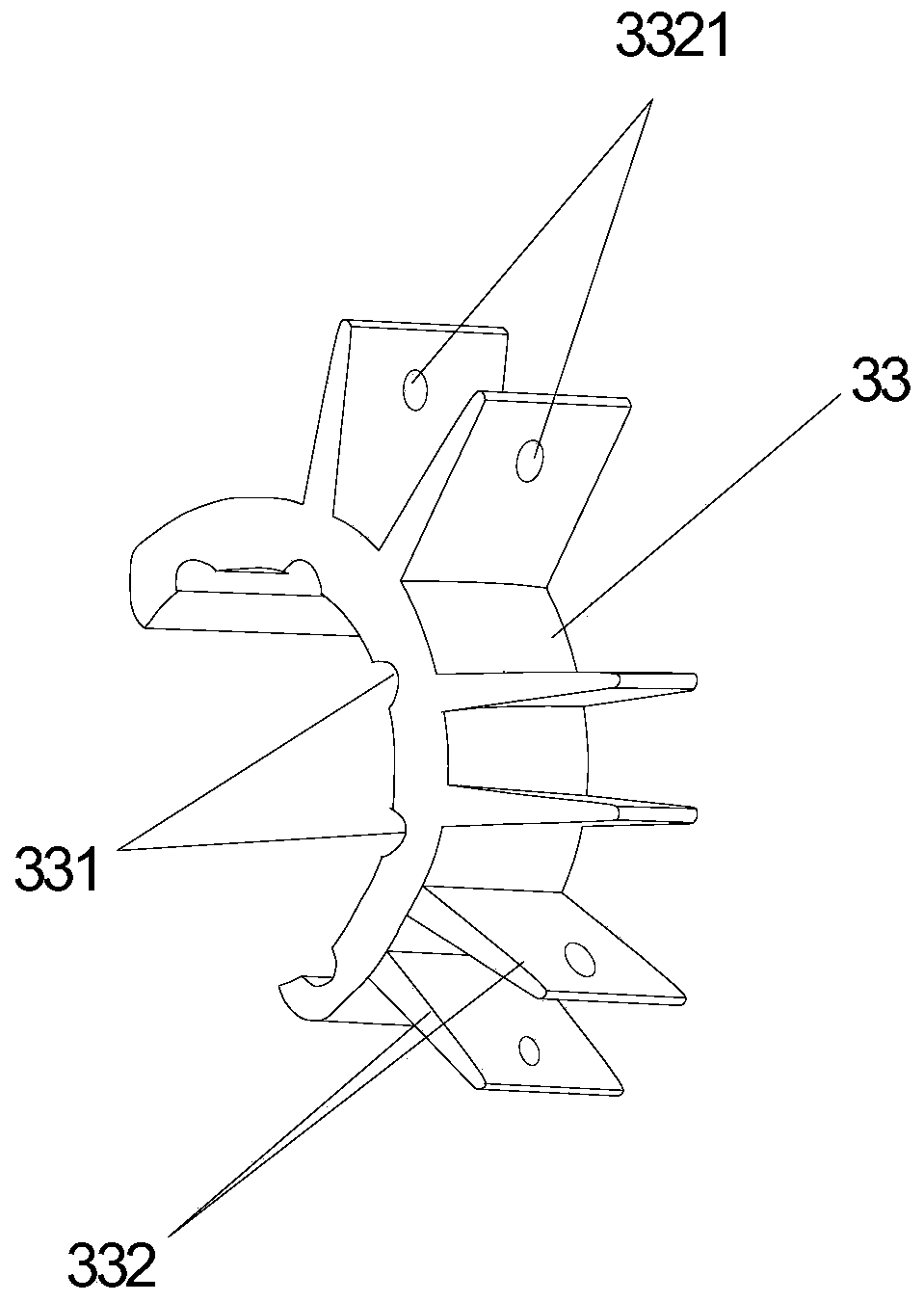 Steel structure and concrete pre-buried connection structure