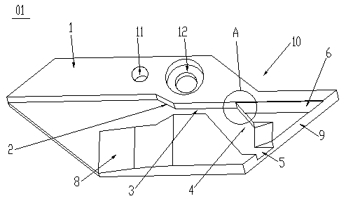 Knitting mechanism for computerized flat knitting machine and method