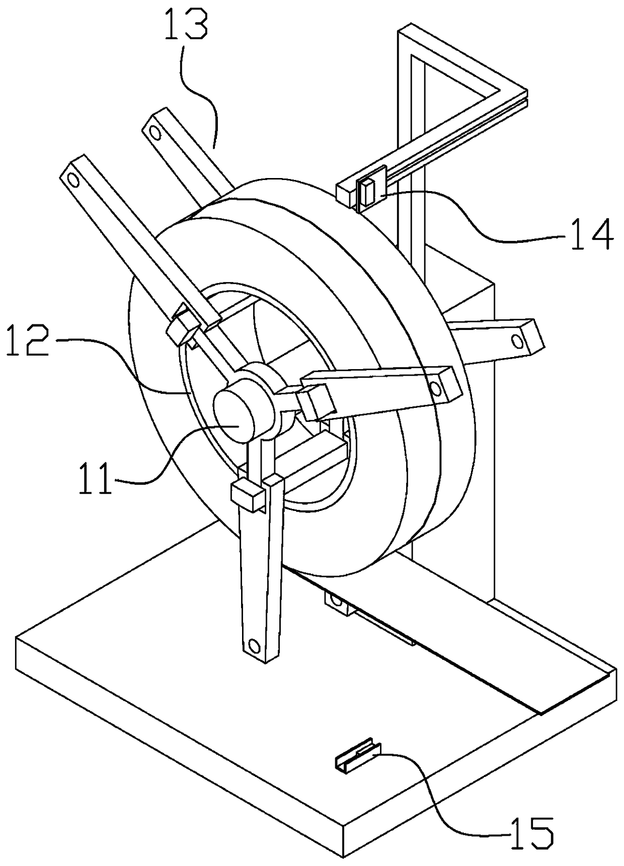 A foam roller blind production system