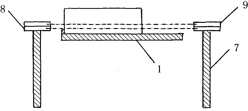Method for automatically counting volume of wood with rectangular sectional area