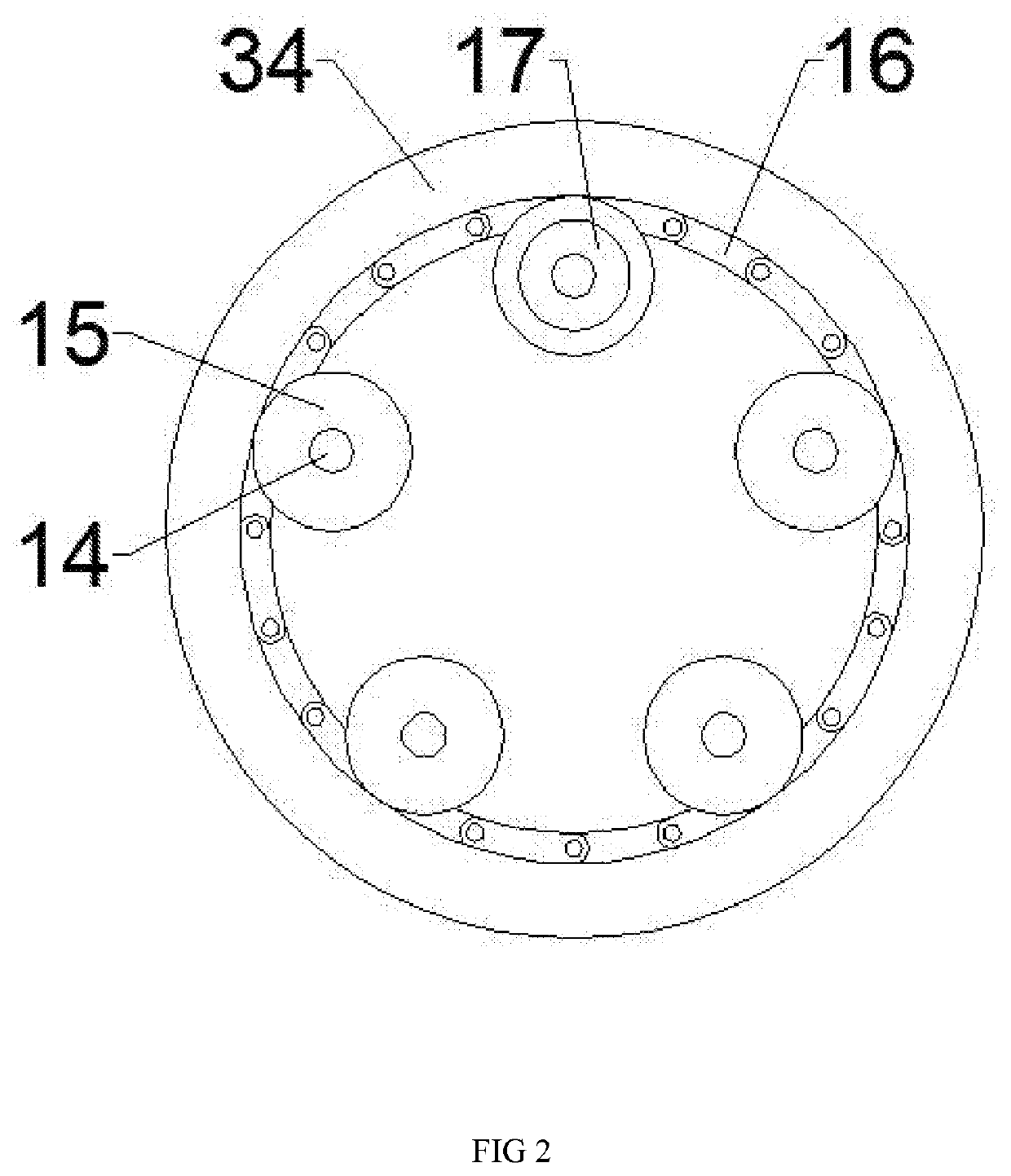 Small automatic tire changing machine