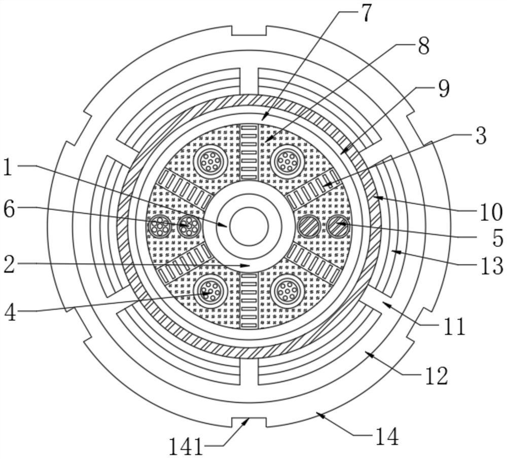 High-temperature-resistant cable for electric appliance control