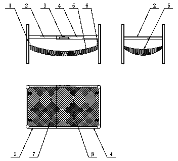 Double-deck sickbed