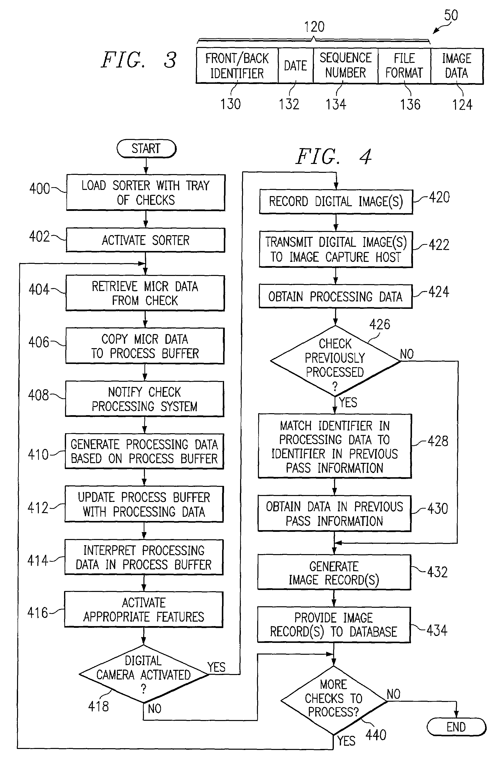 Method and system for processing images for a check sorter