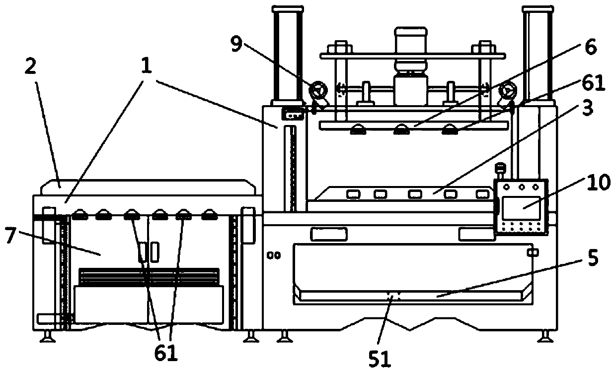 Toilet waterproof chassis production device
