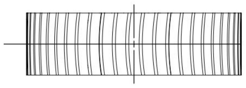 Machining machine tool and machining method for variable hyperbolic arc tooth trace cylindrical gears