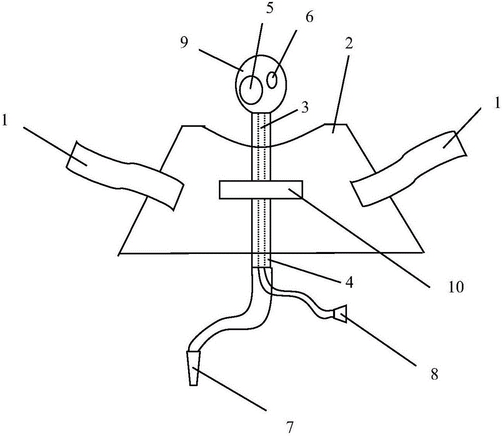 Catheter device for interventional therapy of bladder tumor