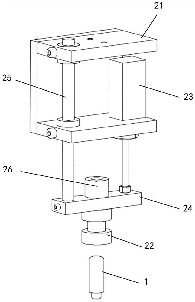 Stepping motor magnetic steel mounting device