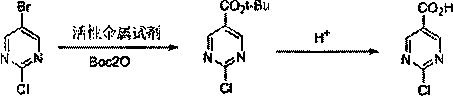 Method for synthesizing 2-chloro/hydroxypyrimidine-5-carboxylic acid