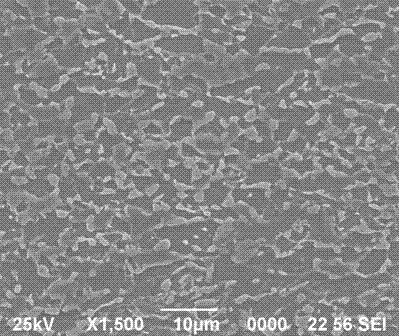 Low-yield ratio, high-plasticity, ultrafine-grain and high-strength steel and manufacturing method thereof