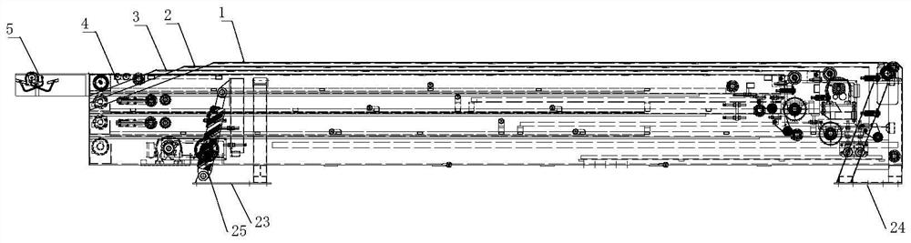 Telescopic machine supporting overturning unloading