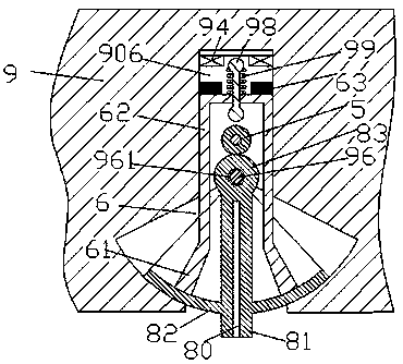 An adjustable air outlet structure of passenger car air conditioner