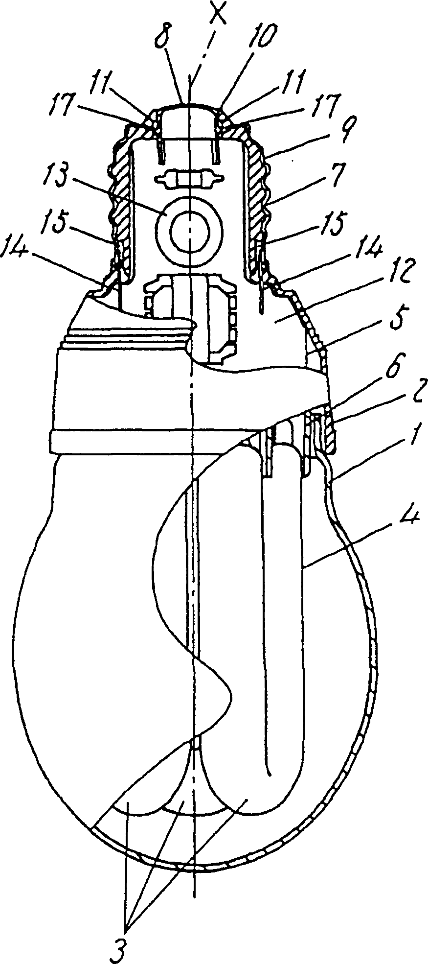Tubular lamp and mfg. method thereof