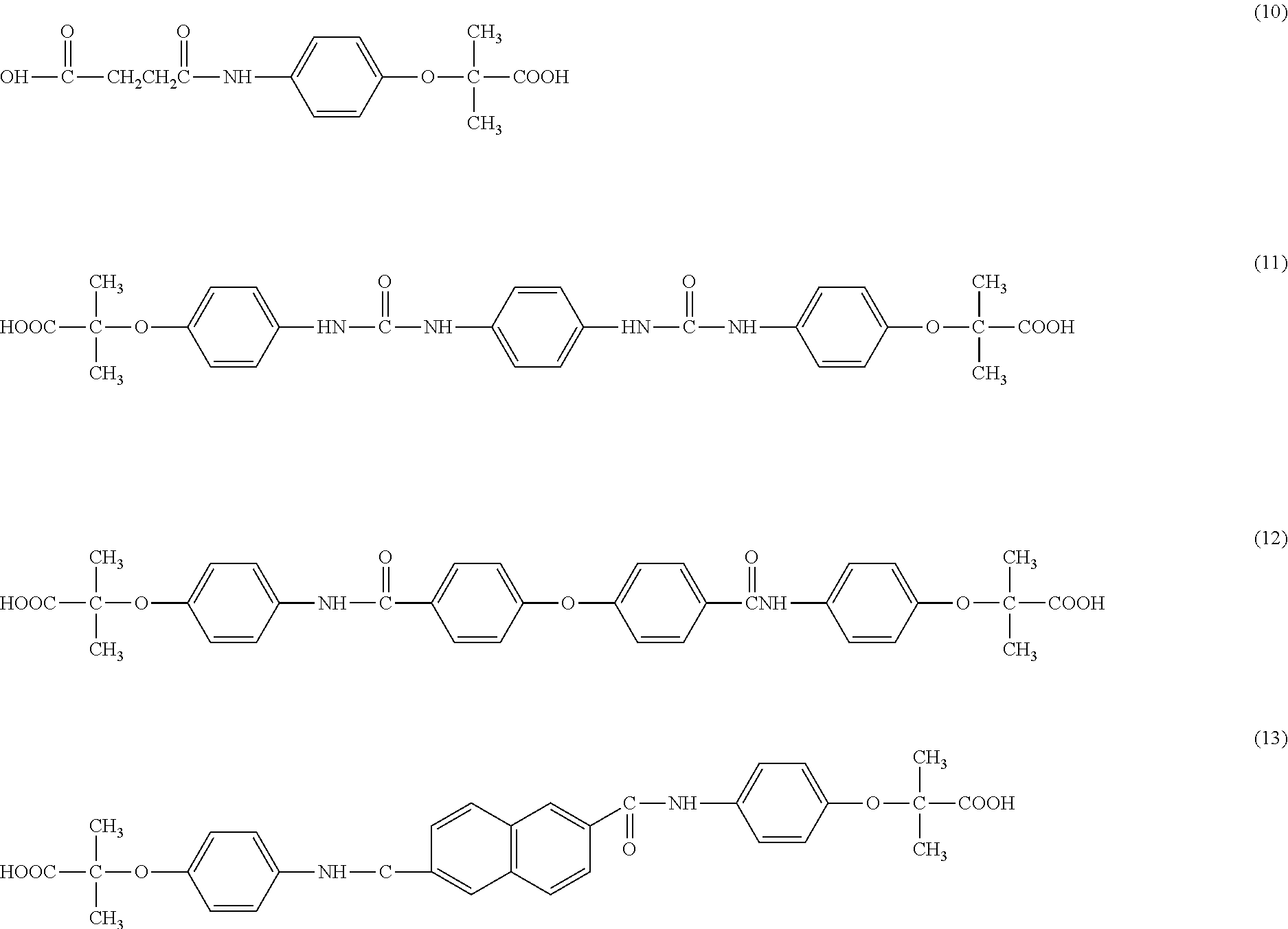 Phenoxyisobutyric acid compounds and method of synthesis