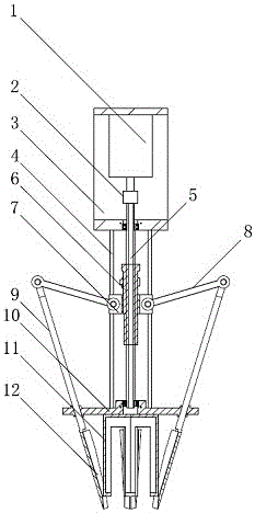 The end effector of the manipulator for potting vegetable seedlings