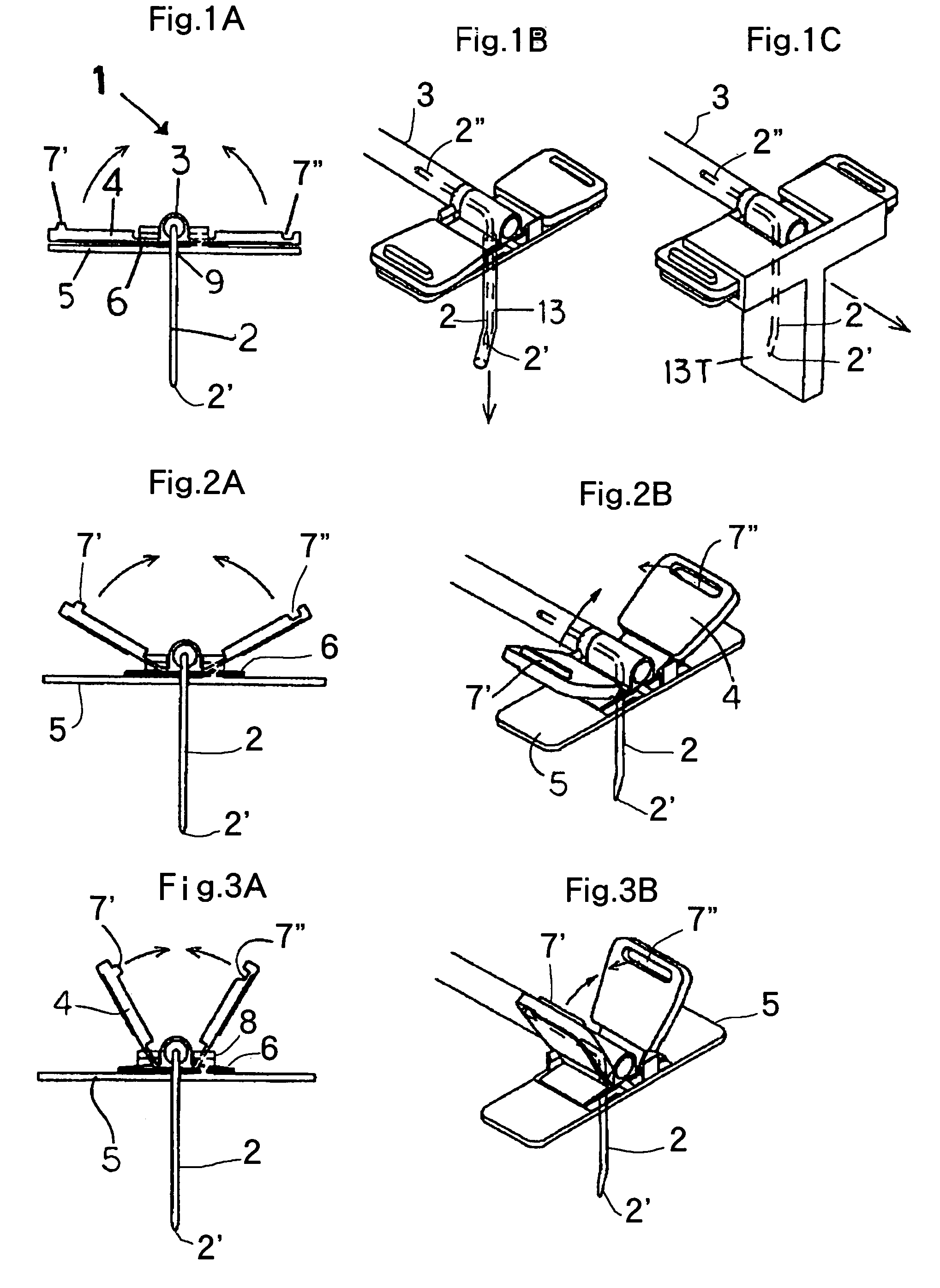 Winged angled needle assembly