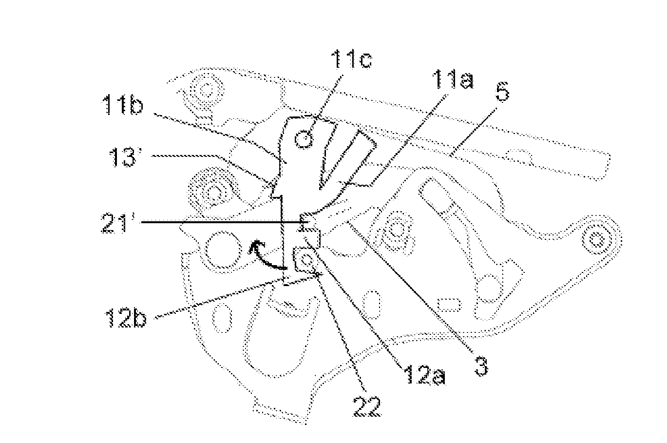 Hinge device for the articulated attachment of a hood to a vehicle chassis