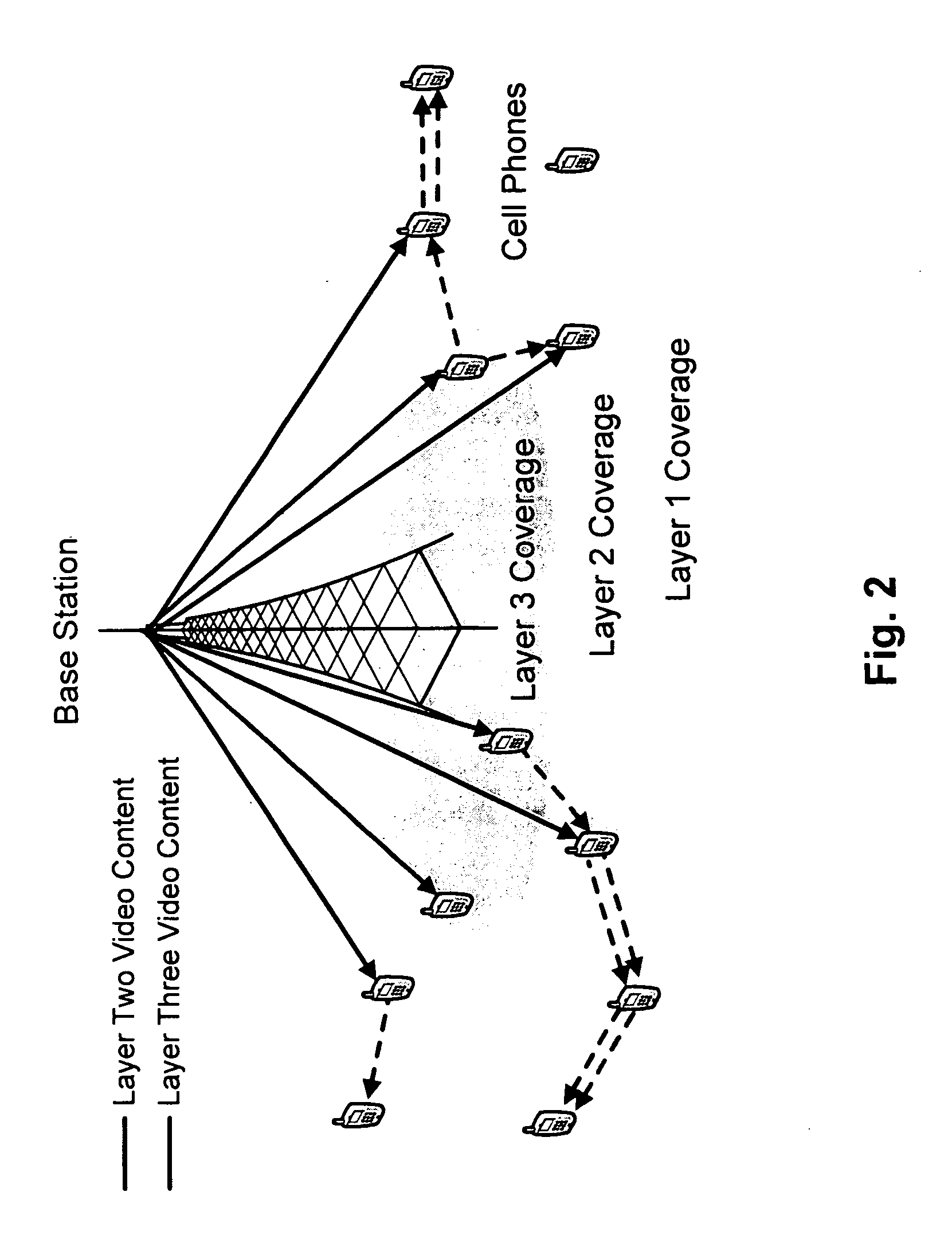 Method and apparatus for scalable content multicast over a hybrid network